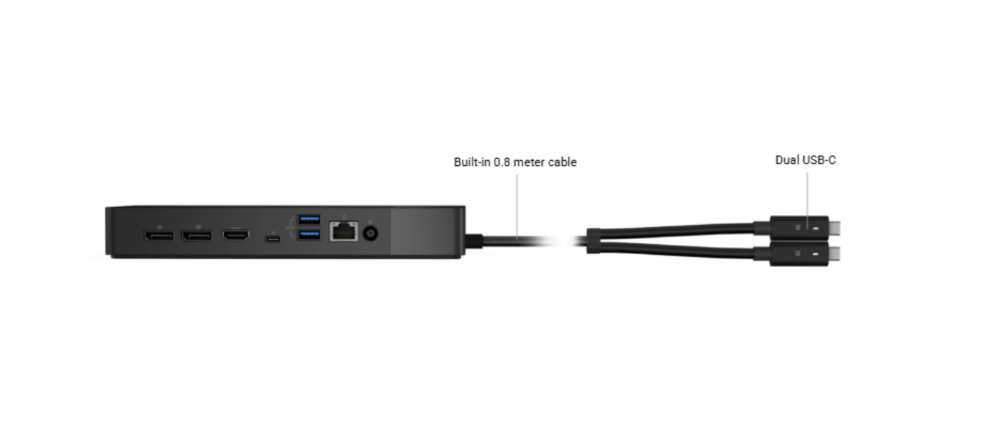 Dell Performance Dock WD19DCS | Dual USB-C Docking Station 7 Dell WD19DCS Performance Dock