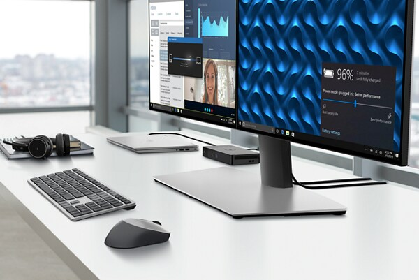 Dell WD19 Docking Station | 180W Power, 4K Multi Display, USB-C & Thunderbolt 8 WD19 on desk